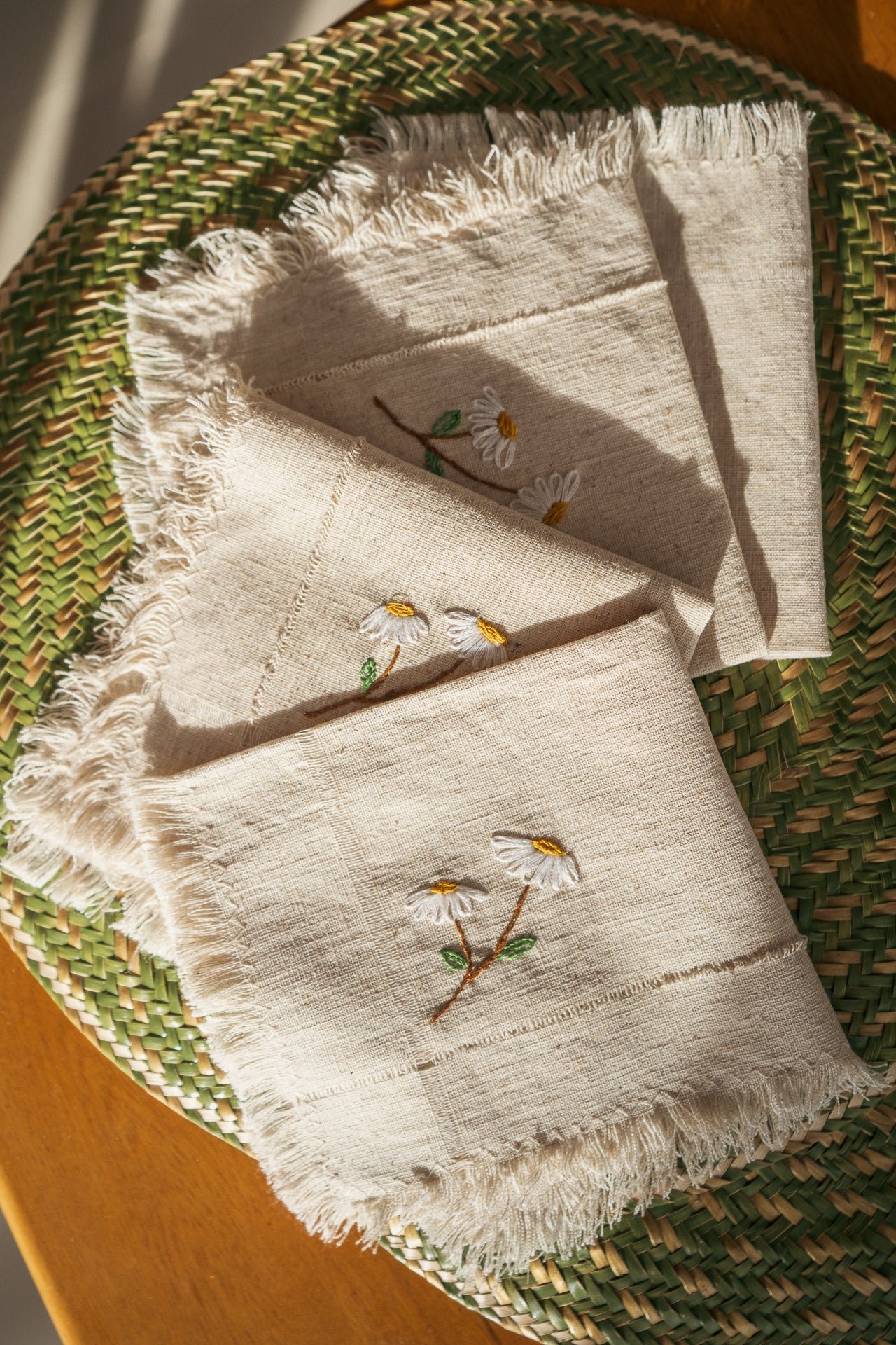 Servilleta lino margarita