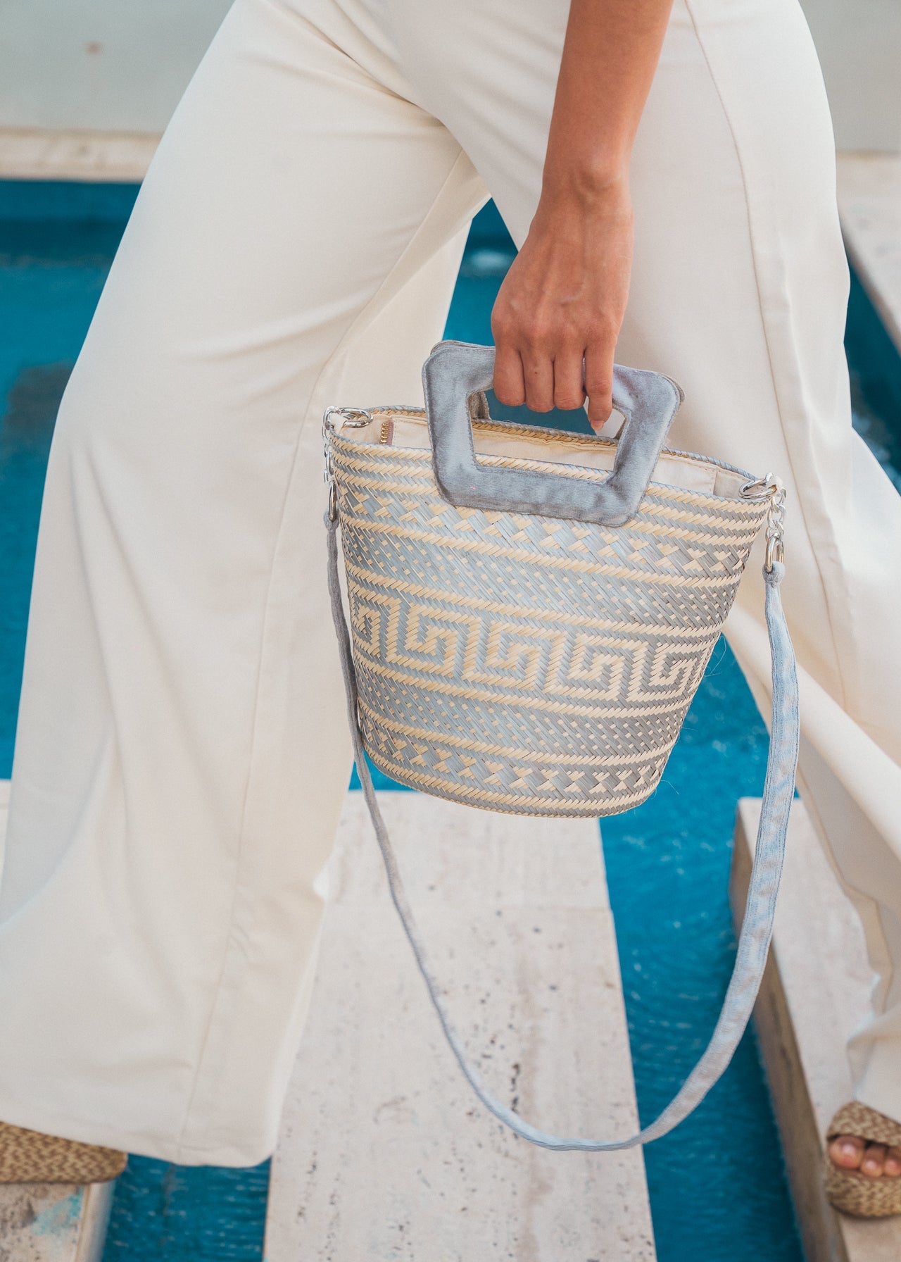 Set Emibag Silver y Sombrero ala grande