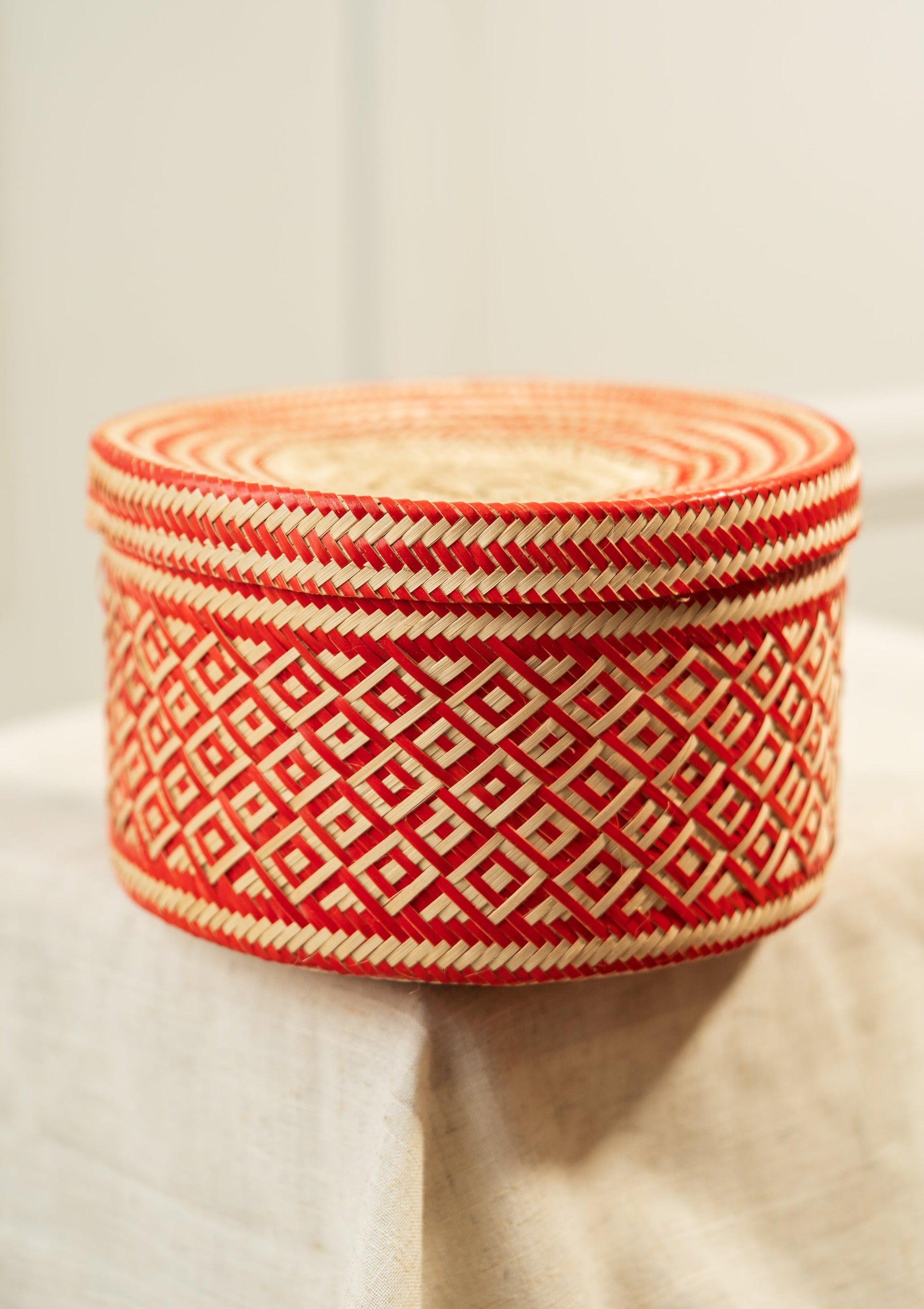 Cesta Diamante Roja